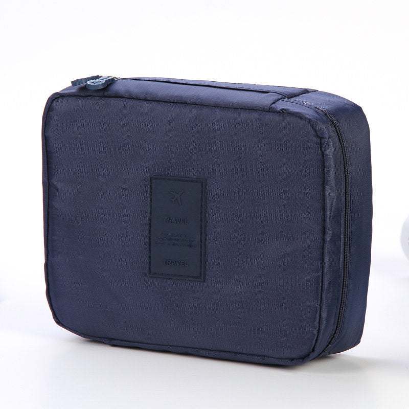 Waterproof Travel Makeup Bag with Divided Compartments