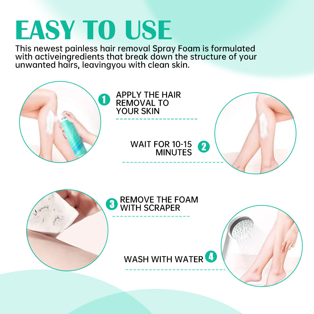 Hair Removal Spray Foam for Quick, Smooth Skin