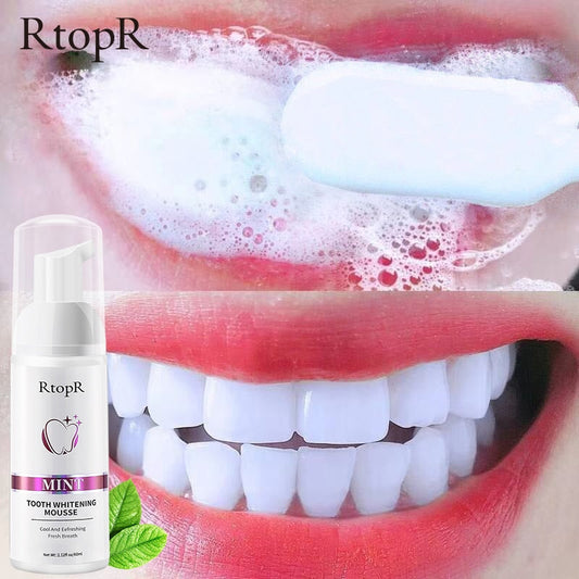Gentle Teeth Whitening Mousse for Stain Removal