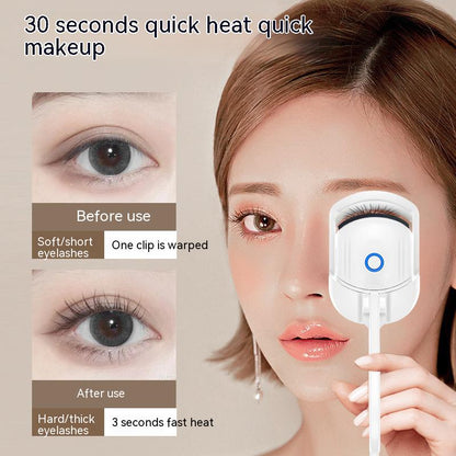 Portable Electric Eyelash Curler for Long-Lasting Curl