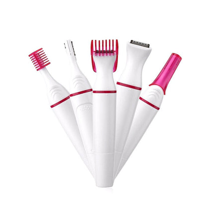5-in-1 Cordless Hair Removal Trimmer for Face & Body