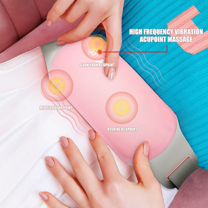 Heated Cramp Relief Belt for Abdomen & Back Comfort