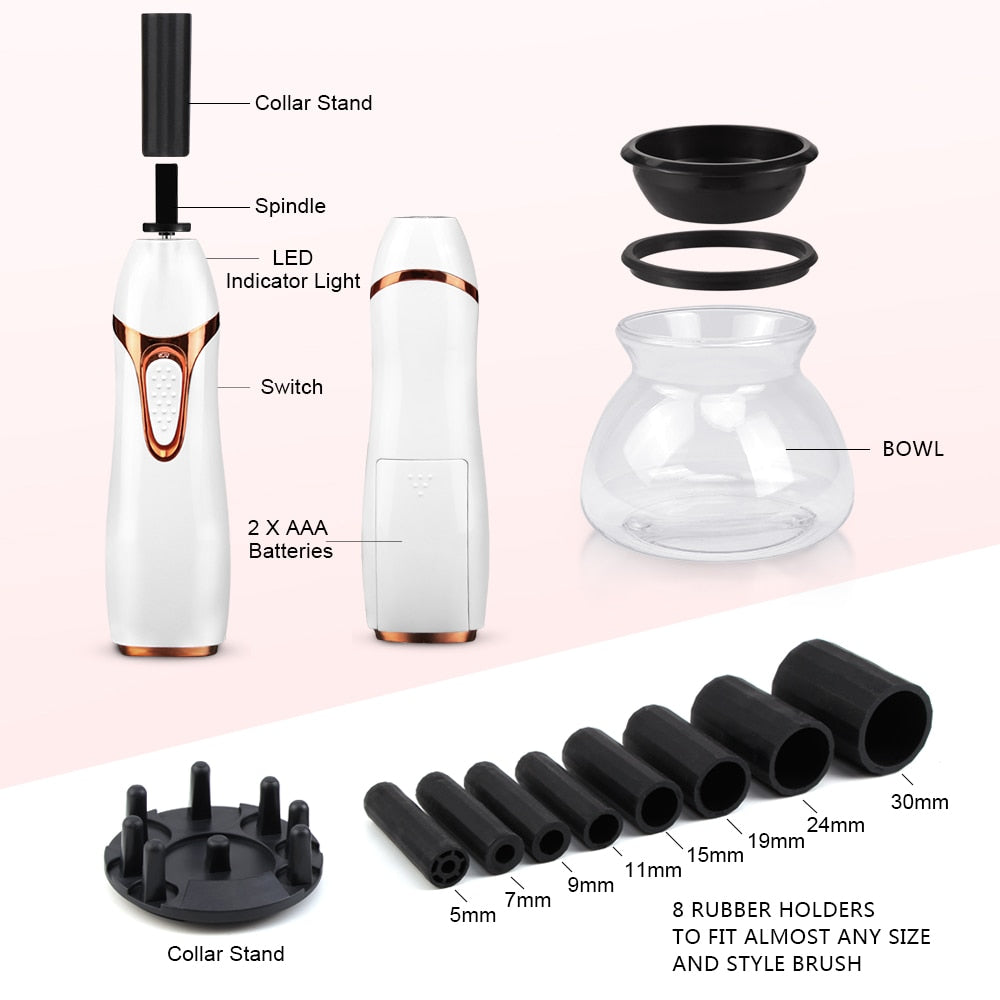 Automatic Makeup Brush Cleaner & Dryer for Deep Cleaning