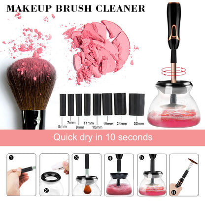 Automatic Makeup Brush Cleaner & Dryer for Deep Cleaning