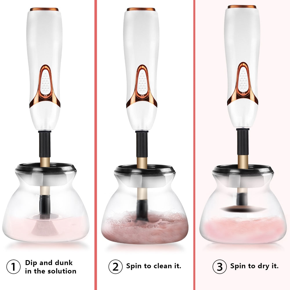 Automatic Makeup Brush Cleaner & Dryer for Deep Cleaning