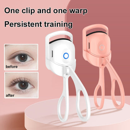 Rechargeable Heated Eyelash Curler for Lasting Lift