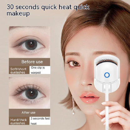 Quick-Heat Eyelash Curler for Lifted Lashes
