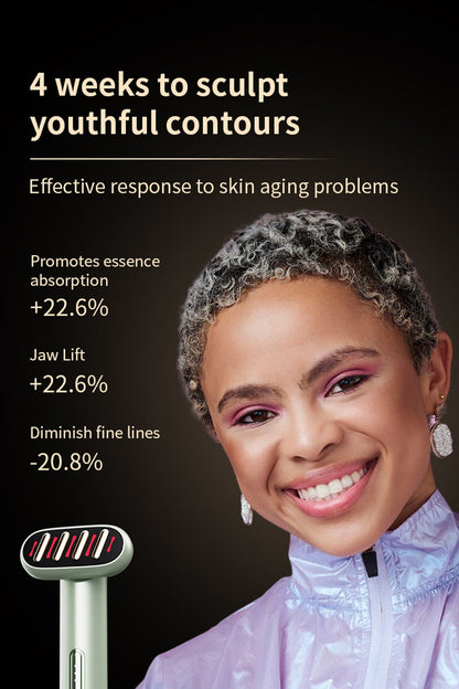 5-in-1 Microcurrent Facial Wand for Lift, Glow & Acne Care