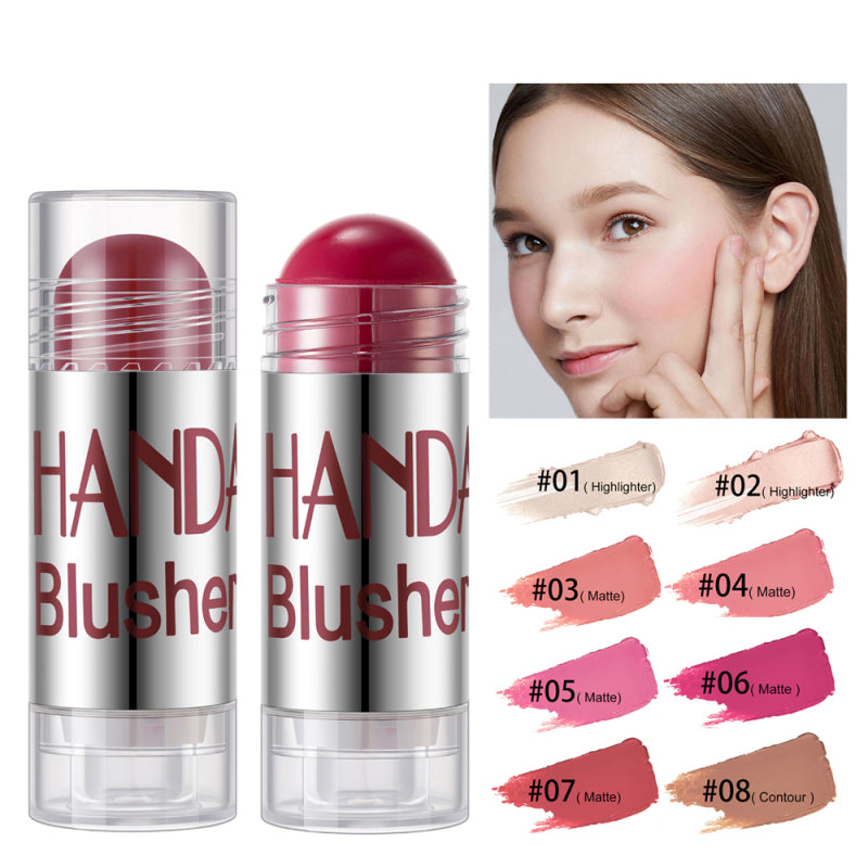 Hydrating Shimmer Blush Stick for Dewy Cheeks