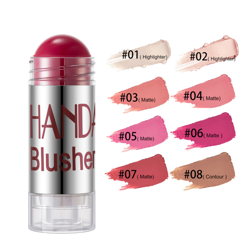 Hydrating Shimmer Blush Stick for Dewy Cheeks