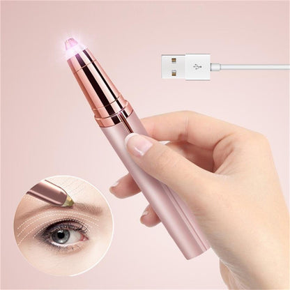 USB Rechargeable Eyebrow Shaver for Precise Touch-Ups