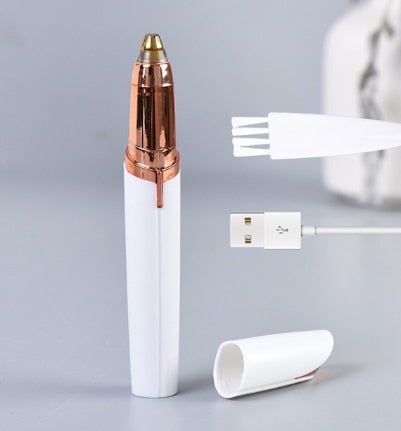 USB Rechargeable Eyebrow Shaver for Precise Touch-Ups