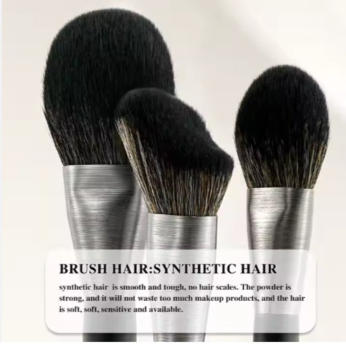 10-Piece Makeup Brush Set for Smooth Blending