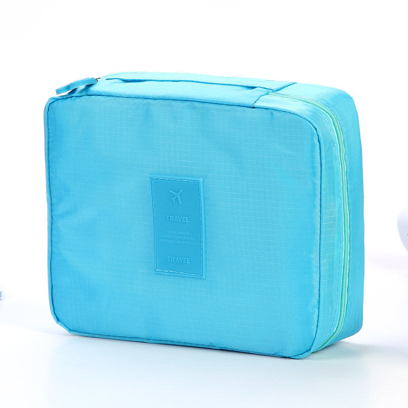 Waterproof Travel Makeup Bag with Divided Compartments