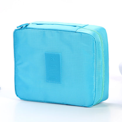 Waterproof Travel Makeup Bag with Divided Compartments