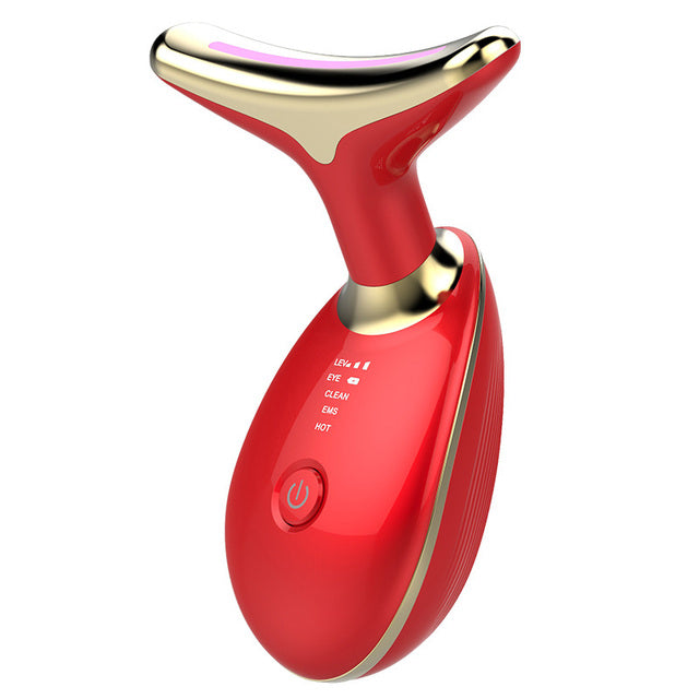 Heated EMS Neck Massager for Firming & Jawline Care