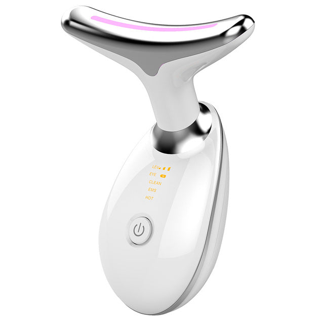 Heated EMS Neck Massager for Firming & Jawline Care