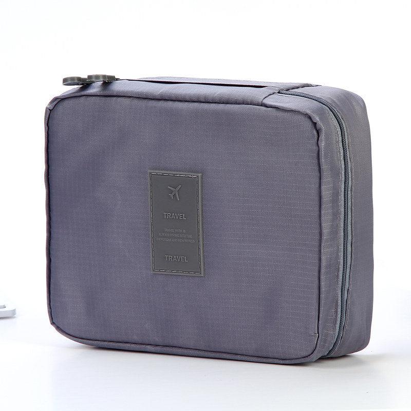 Waterproof Travel Makeup Bag with Divided Compartments