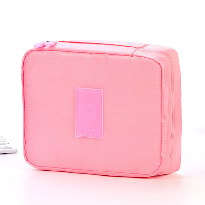 Waterproof Travel Makeup Bag with Divided Compartments